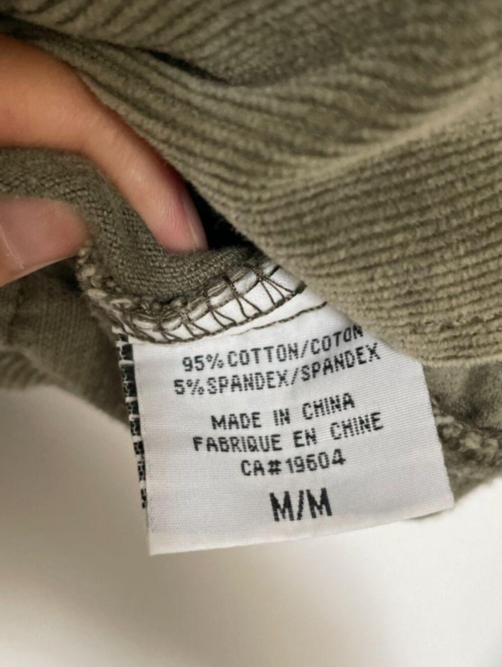 Y2K Olive Corduroy Jacket - Picture 2 of 7